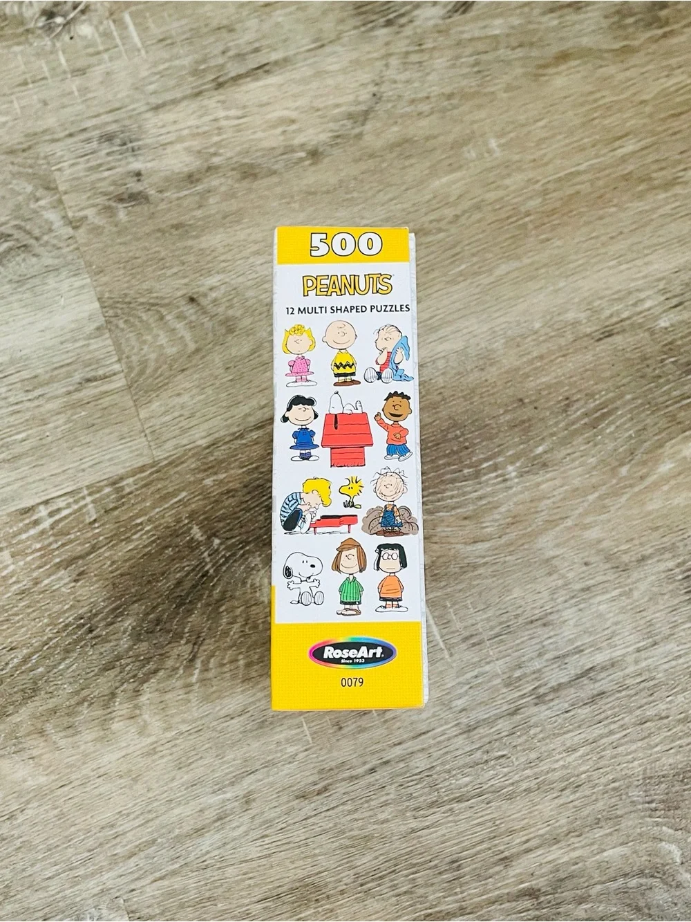 Peanuts Multi-Shaped Puzzles 500 Total Pieces – 12 Individual Character Puzzles